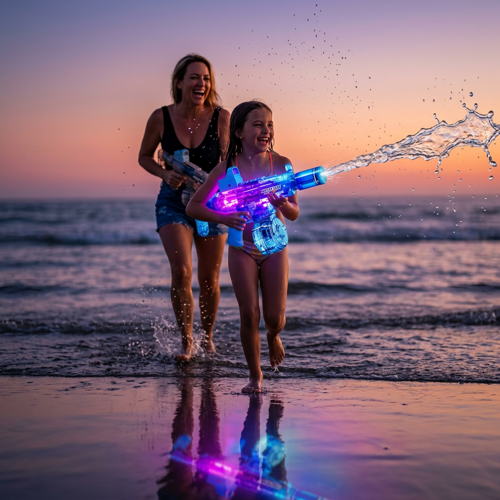 Pistolet à eau LED